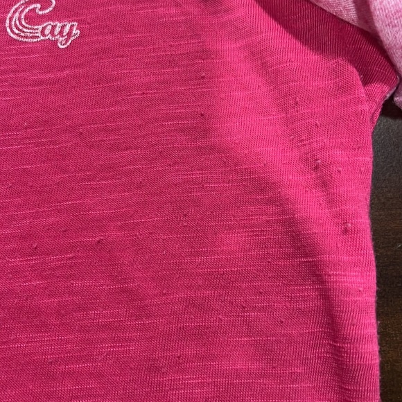 Disney Coastline Crew Pink Raglan Sleeve Women's Top - Picture 4 of 4